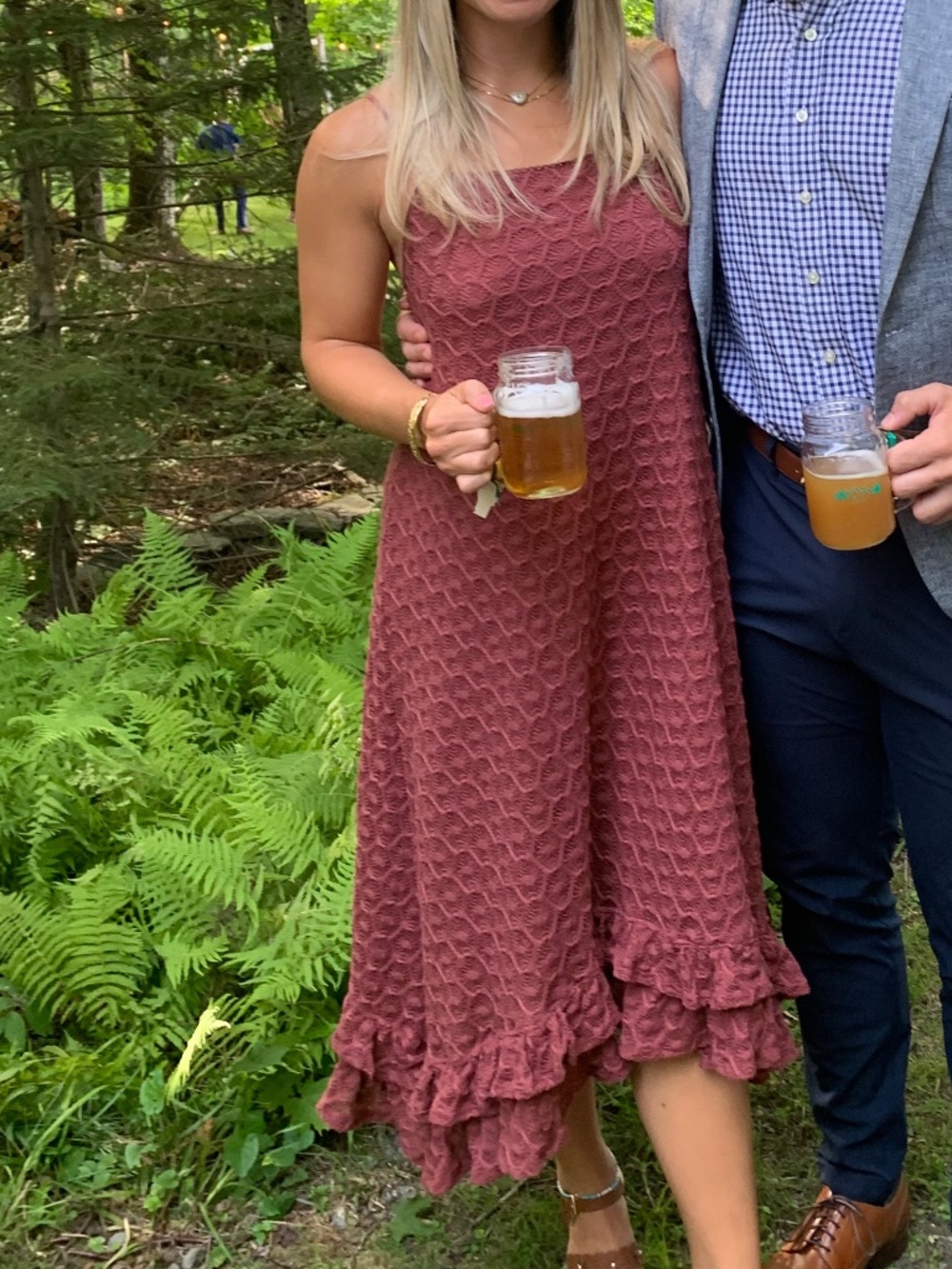 Anthropologie knit midi dress